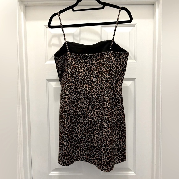 FRENCH CONNECTION | FC Leopard Cheetah Animal Print Bodycon Cocktail Dress - Picture 3 of 9